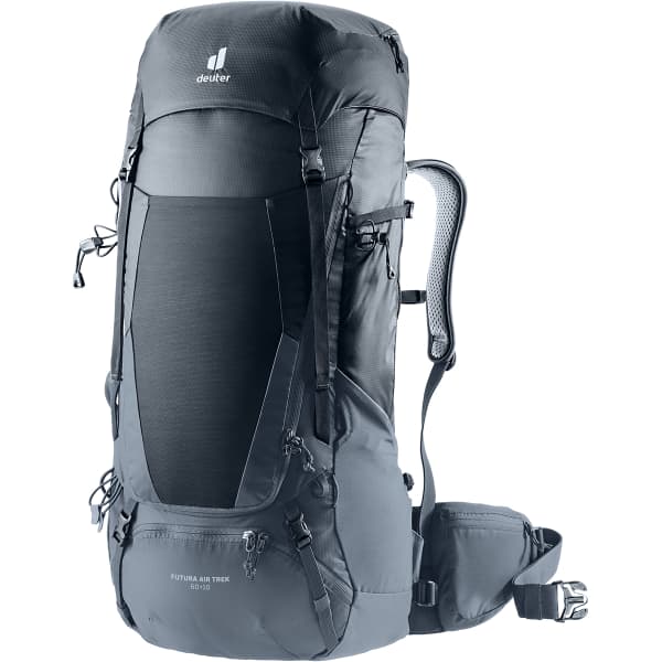 Sac à dos randonnée DEUTER FUTURA AIR TREK 60 + 10 BLACK/GRAPHITE