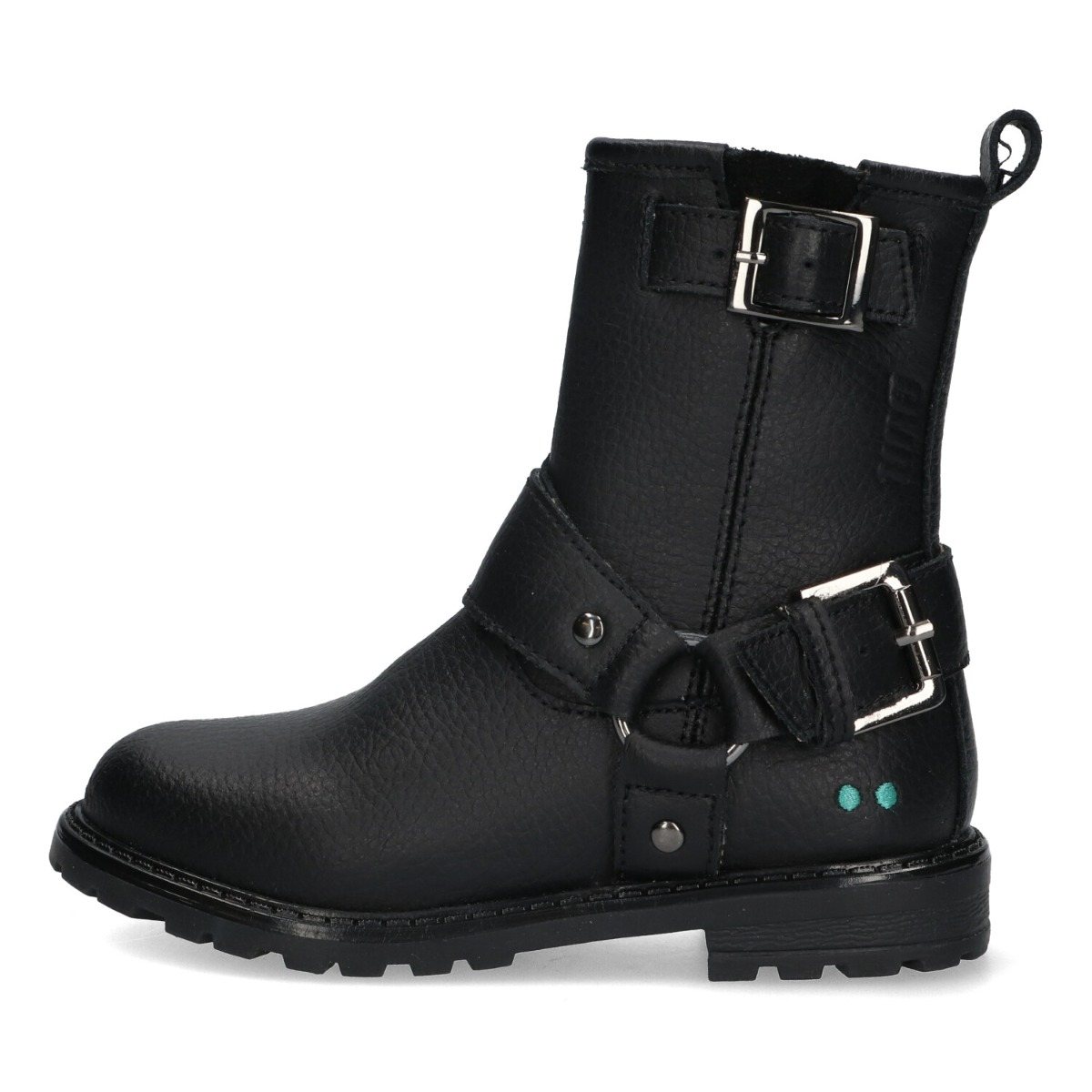 Hannah Happy - Biker Boots Bunnies Zwart