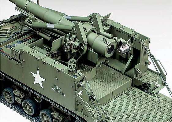 Tamiya - M40 Self Propelled 155Mm Gun Byggesæt - 1:35 - 35351