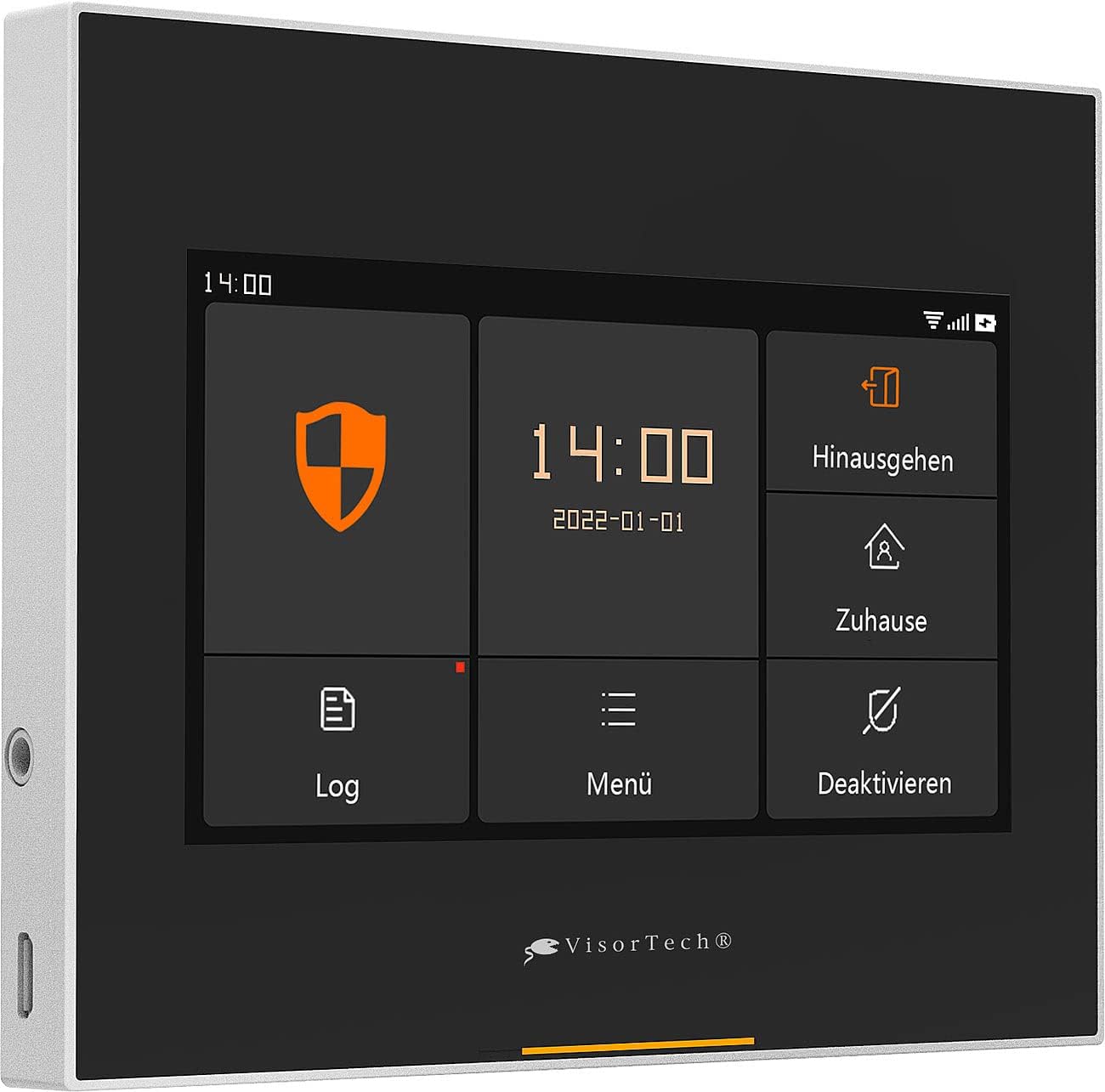 VisorTech Wohnmobil Alarmanlage: 5-TLG. Funk-Alarmanlage: 2 Sensoren, 2 Fernbedienungen, GSM, WLAN, App (WiFi, Alarm Anlage, Solar Ladegeräte für Autobatterien)
