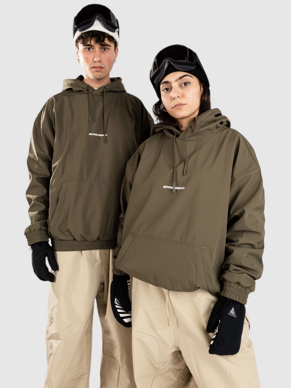 Beyond Medals Softshell Shred Hoodie green