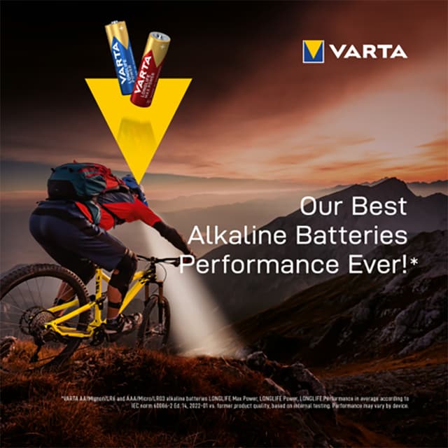 Varta Longlife Power AA batterii 7042378 10-pack (red)