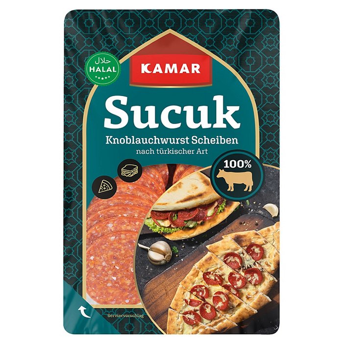 KAMAR Sucuk 200 g, Aufschnitt
