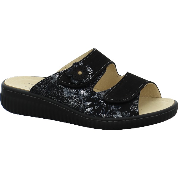 Garden/Nubuk/Garden/Nubuk (6800.1/Wechselfussbett 9909) /0101 schwarz/schwarz