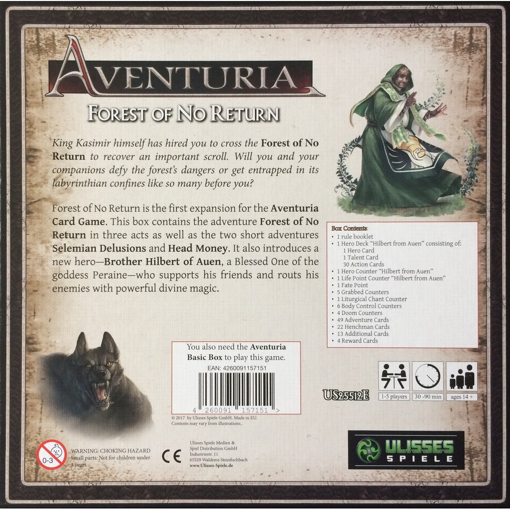 Aventuria - Adventure Card Game - Forest of No Return