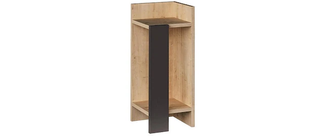 WOODY FASHION Nachttisch »Elos Rechts 25 x 60 x 27 cm, Anthrazit/Nature«