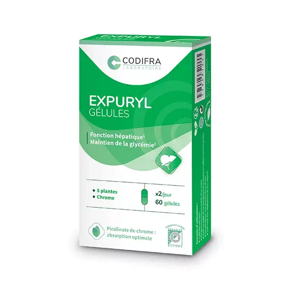 Codifra Expuryl Fito-Drenador e Digestivo 60 cápsulas