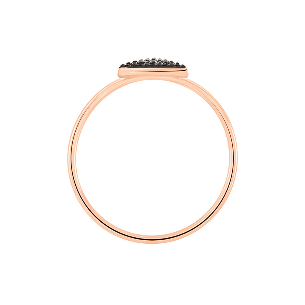 Bague Amellia Argent Rose Oxyde De Zirconium