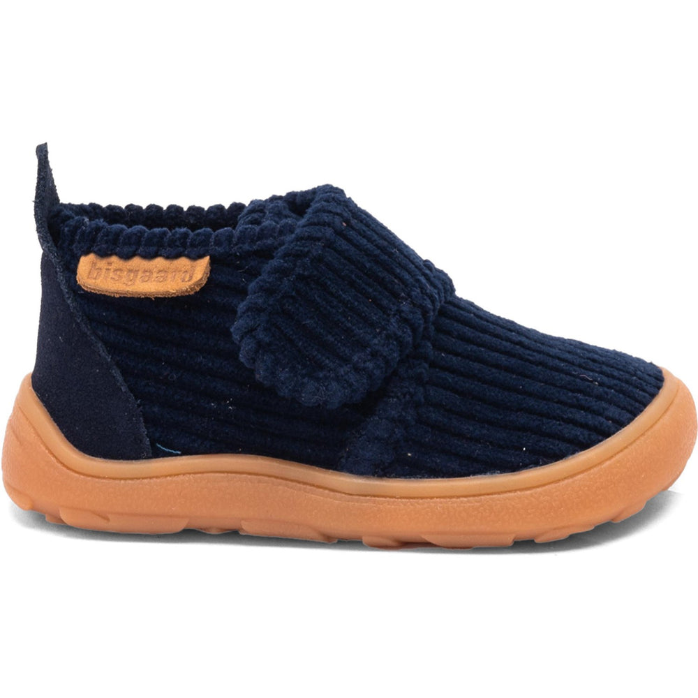 Køb Bisgaard Navy Corduroy Barefoot Basic Hjemmesko