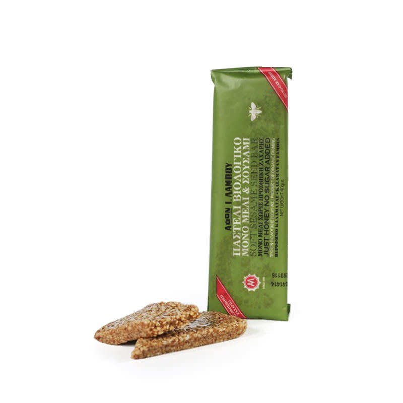 Pastelli bio 100% miel et sésame - Lambos