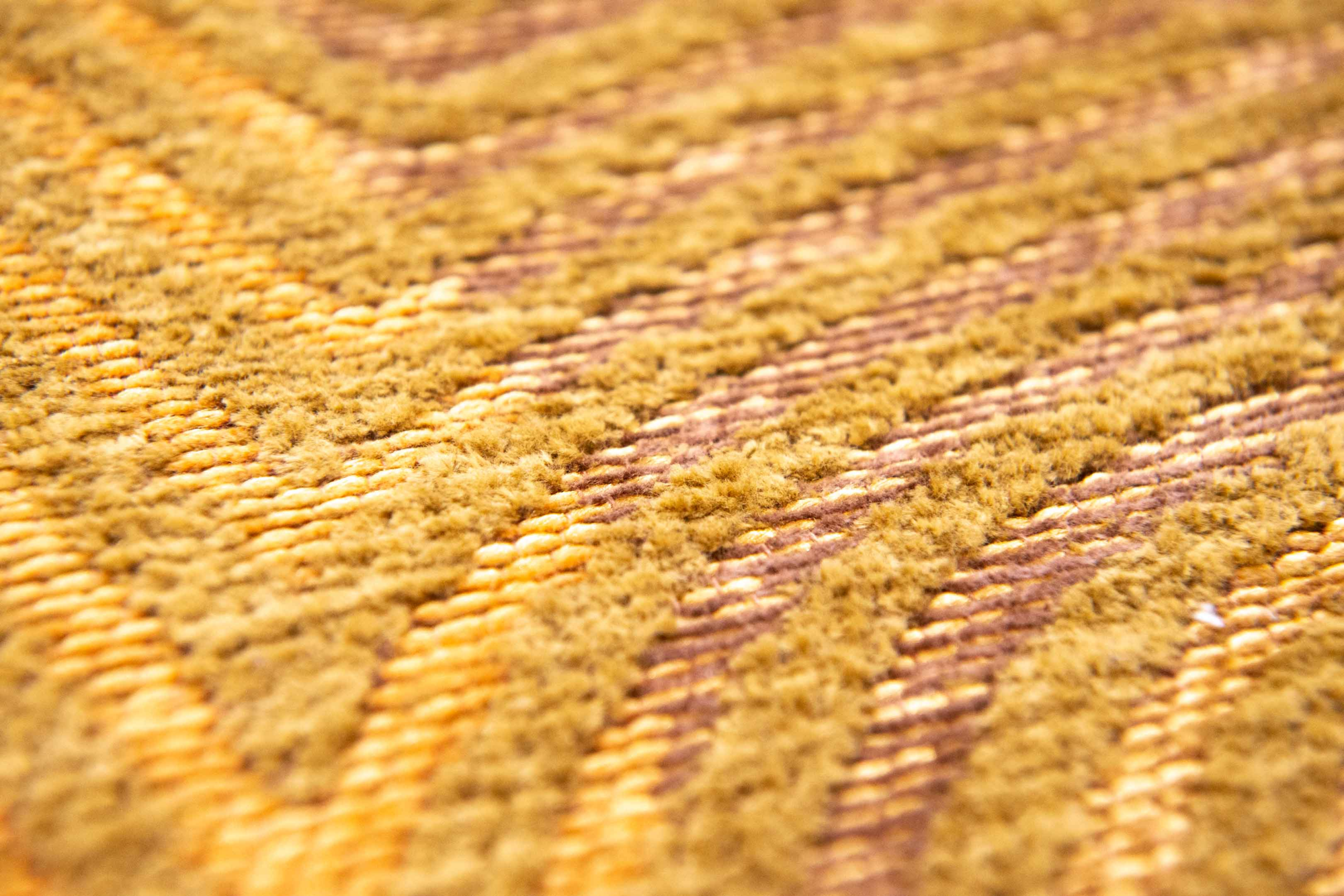 Ecorugs vloerkleed Coral goud 80x150 cm ∅ 140 cm