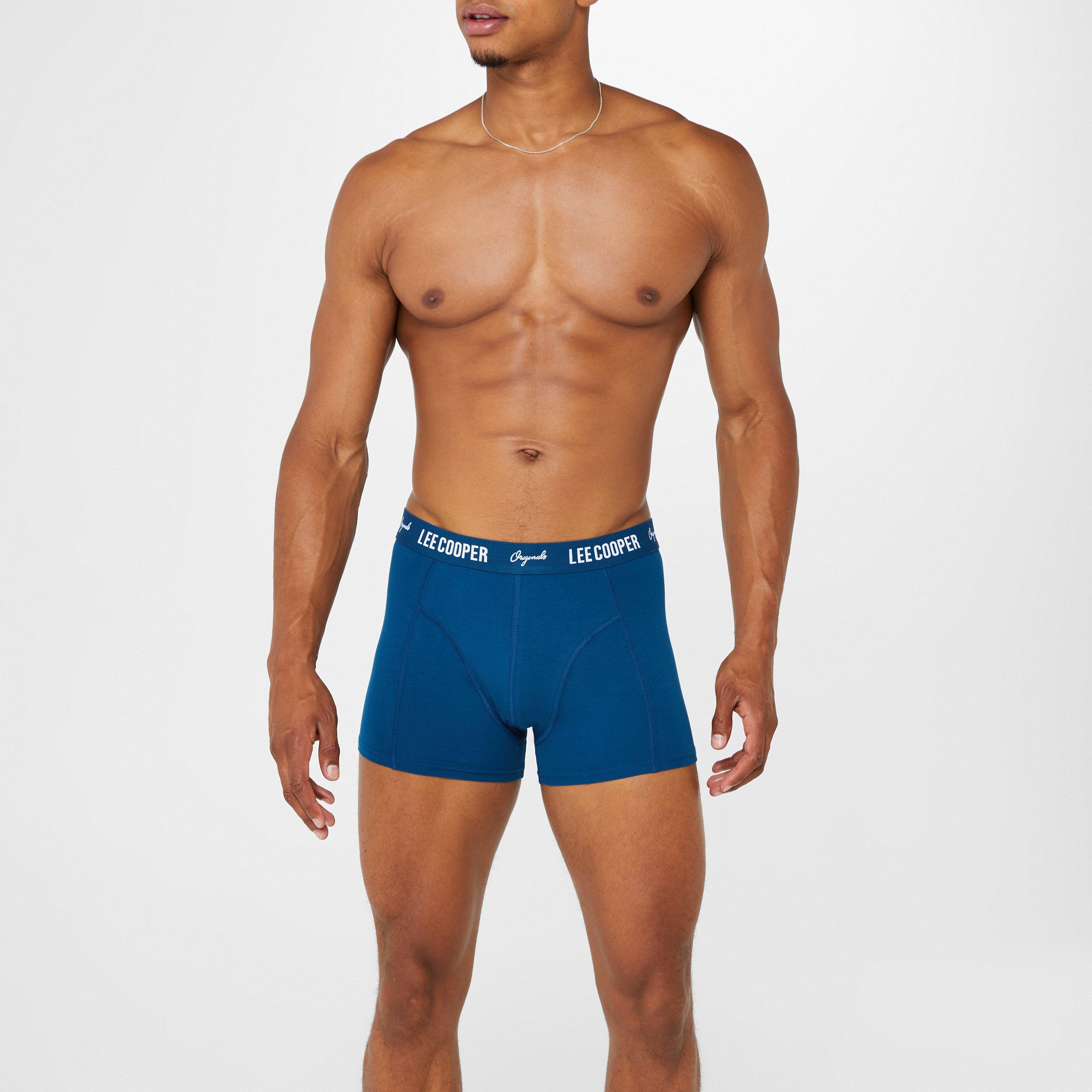 Lee Cooper Essential Mens Boxer Trunk 5-Pack