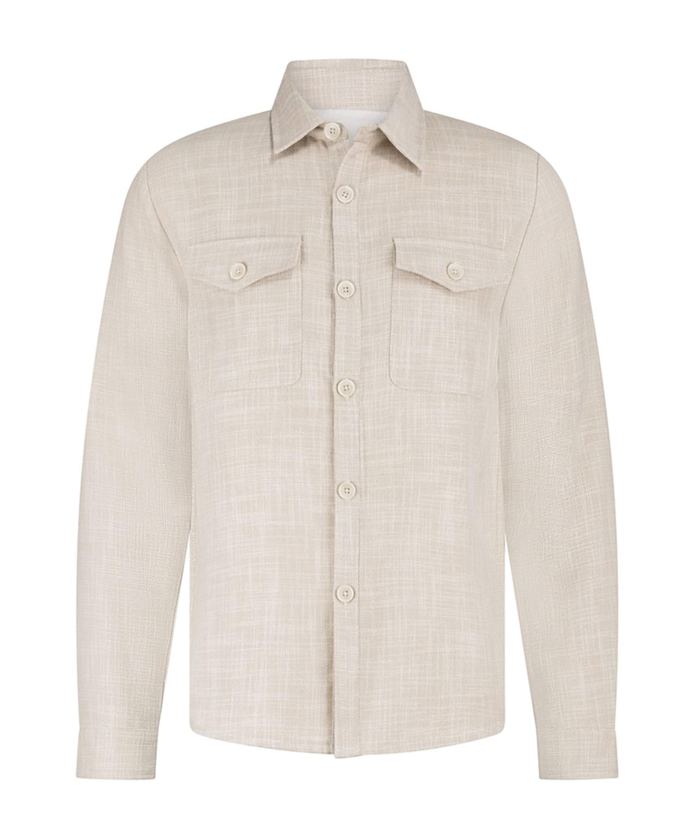 Scotland Blue Heren overshirt beige