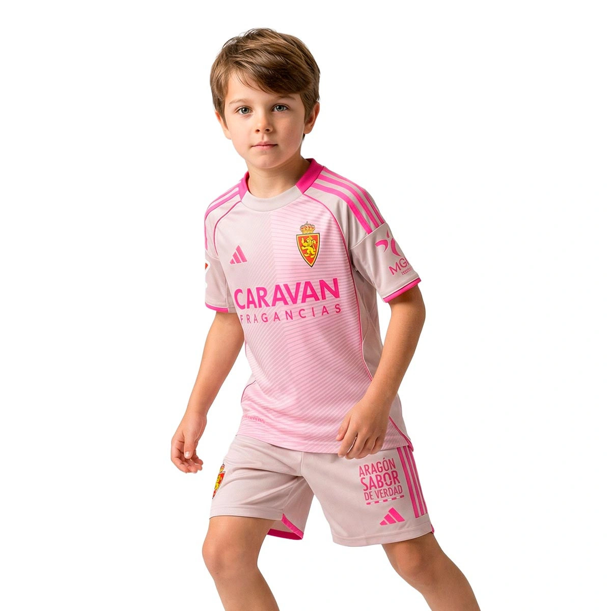Conjunto adidas Real Zaragoza Away 2025-2026 Criança