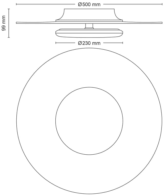 Philips Garnet loftslampe 40W