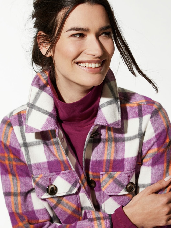 Karo-Hemdjacke