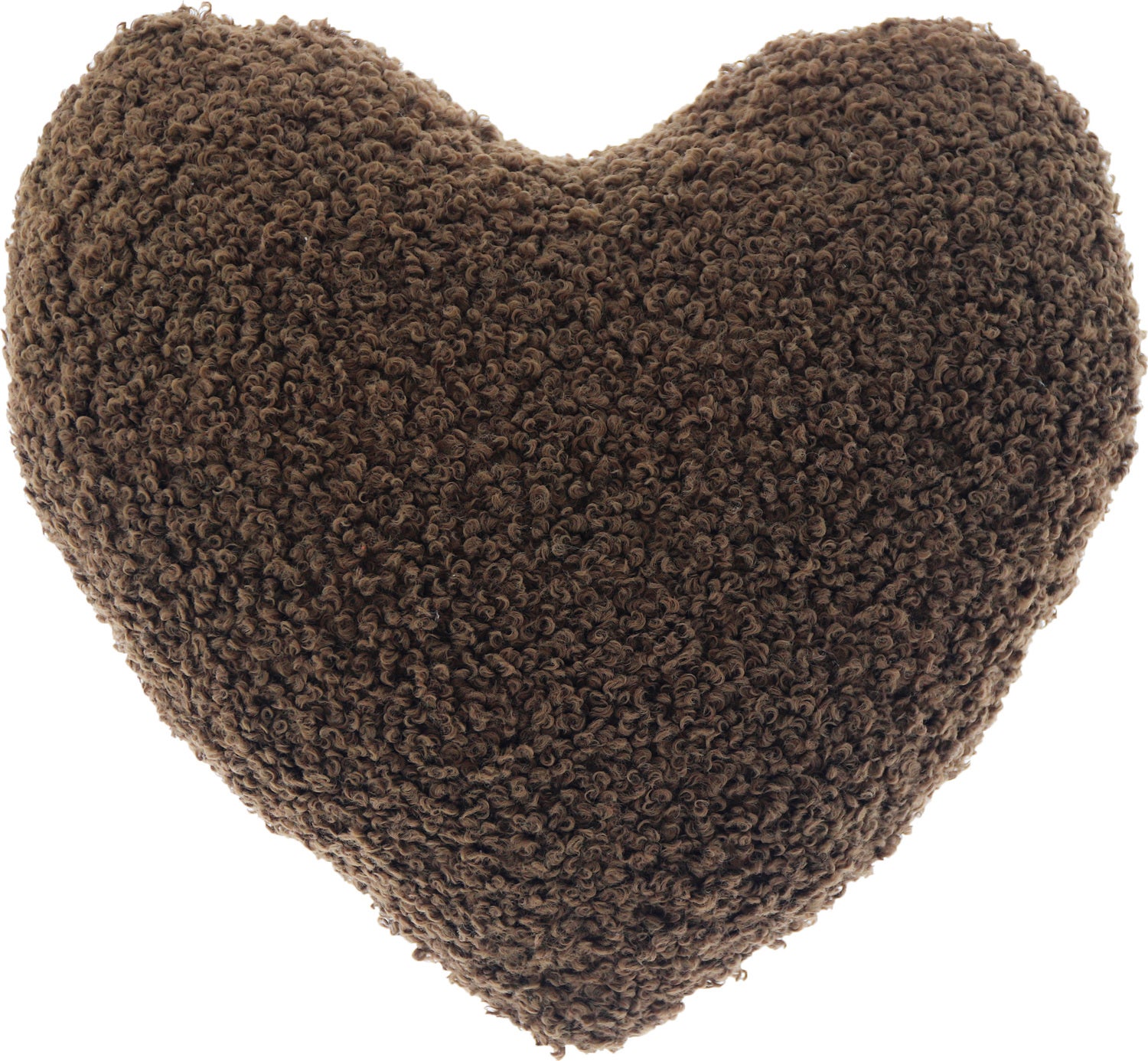 Unique Living sierkussen Curly bruin 40 x 40 cm