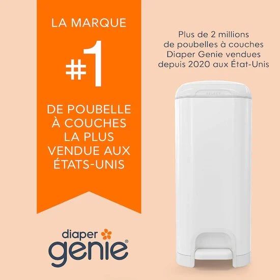 Poubelle à couches select   Blanc        de               Diaper Genie