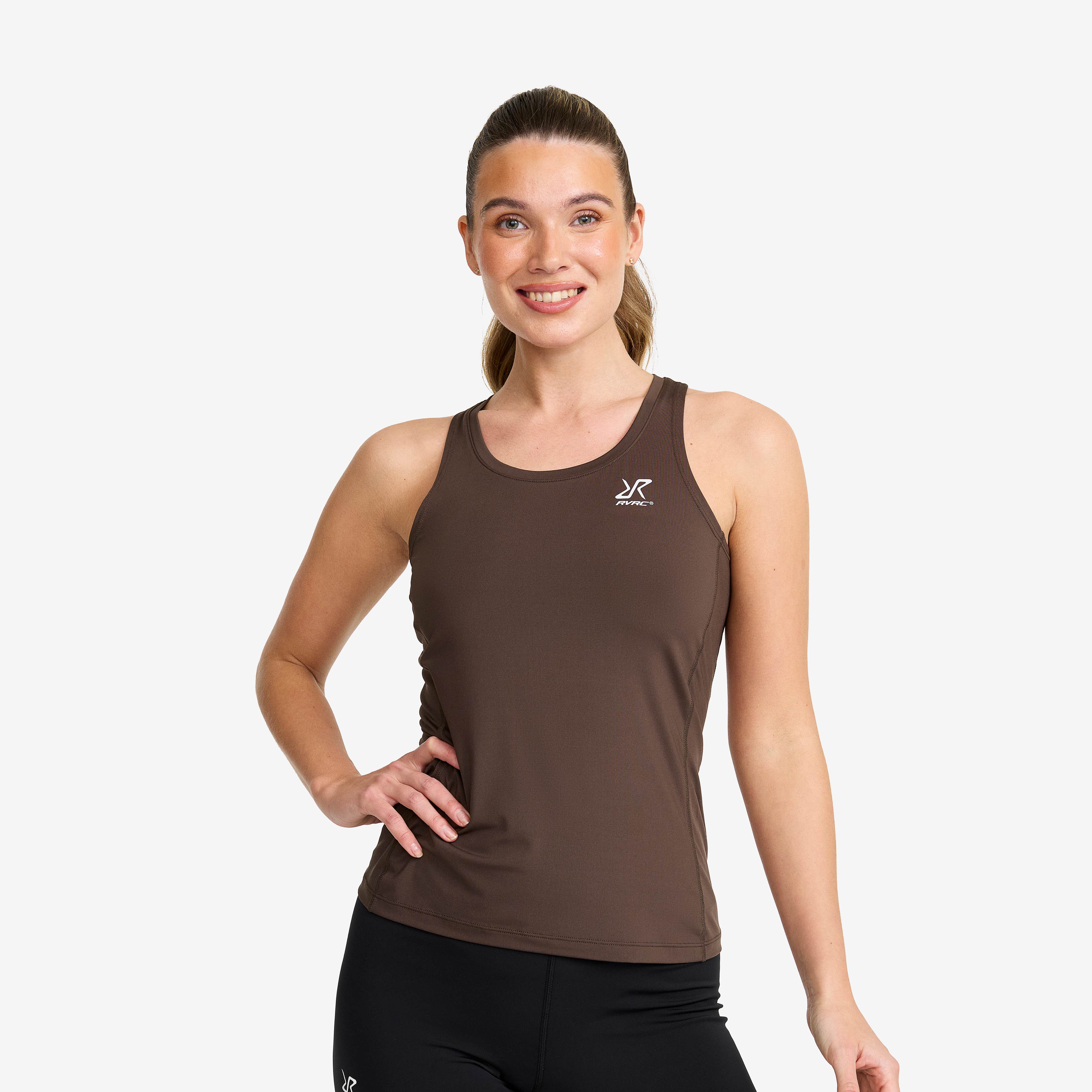 Stride Active Tank Top Dame Hot Fudge