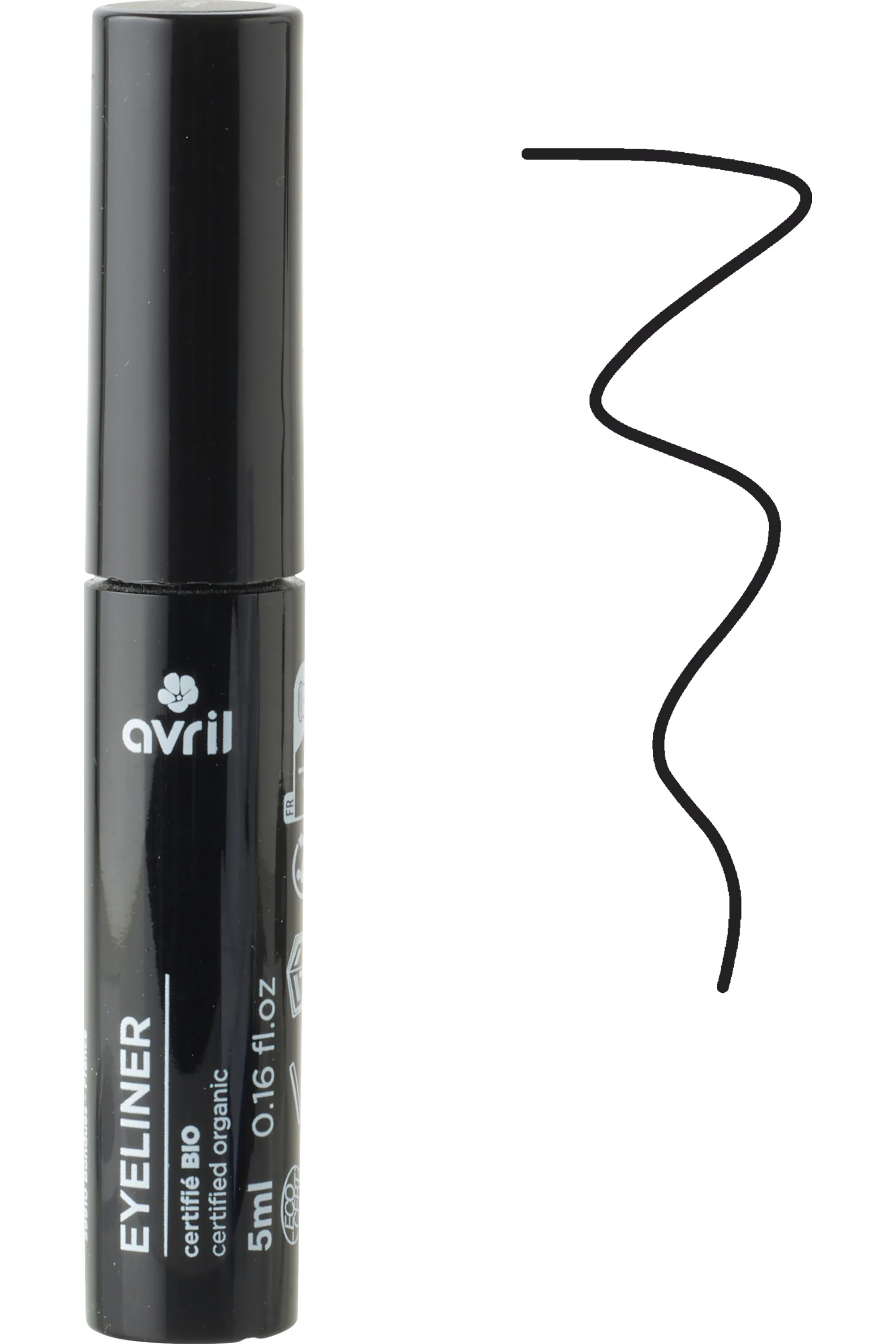 Avril Eyeliner noir certifié bio-5 ml