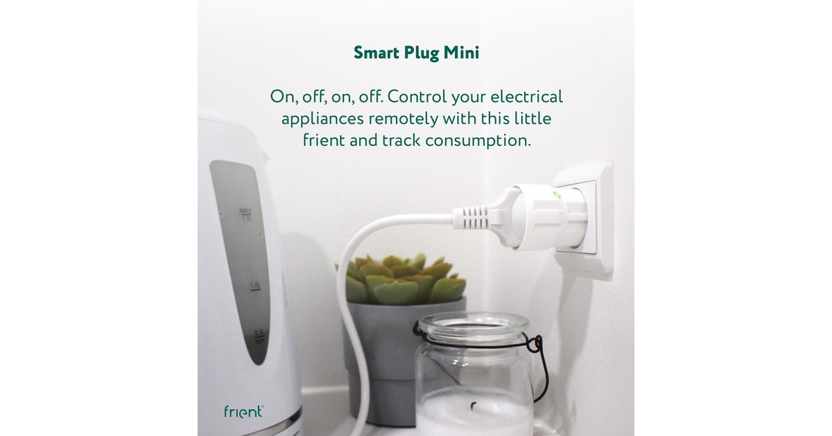 FrientSmart Plug Mini 2 Type E (Frans) stekker  (Wit, Zigbee 3.0)