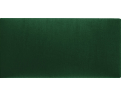 Riviera wandkussen, groene fluweellook, 30 x 60 cm