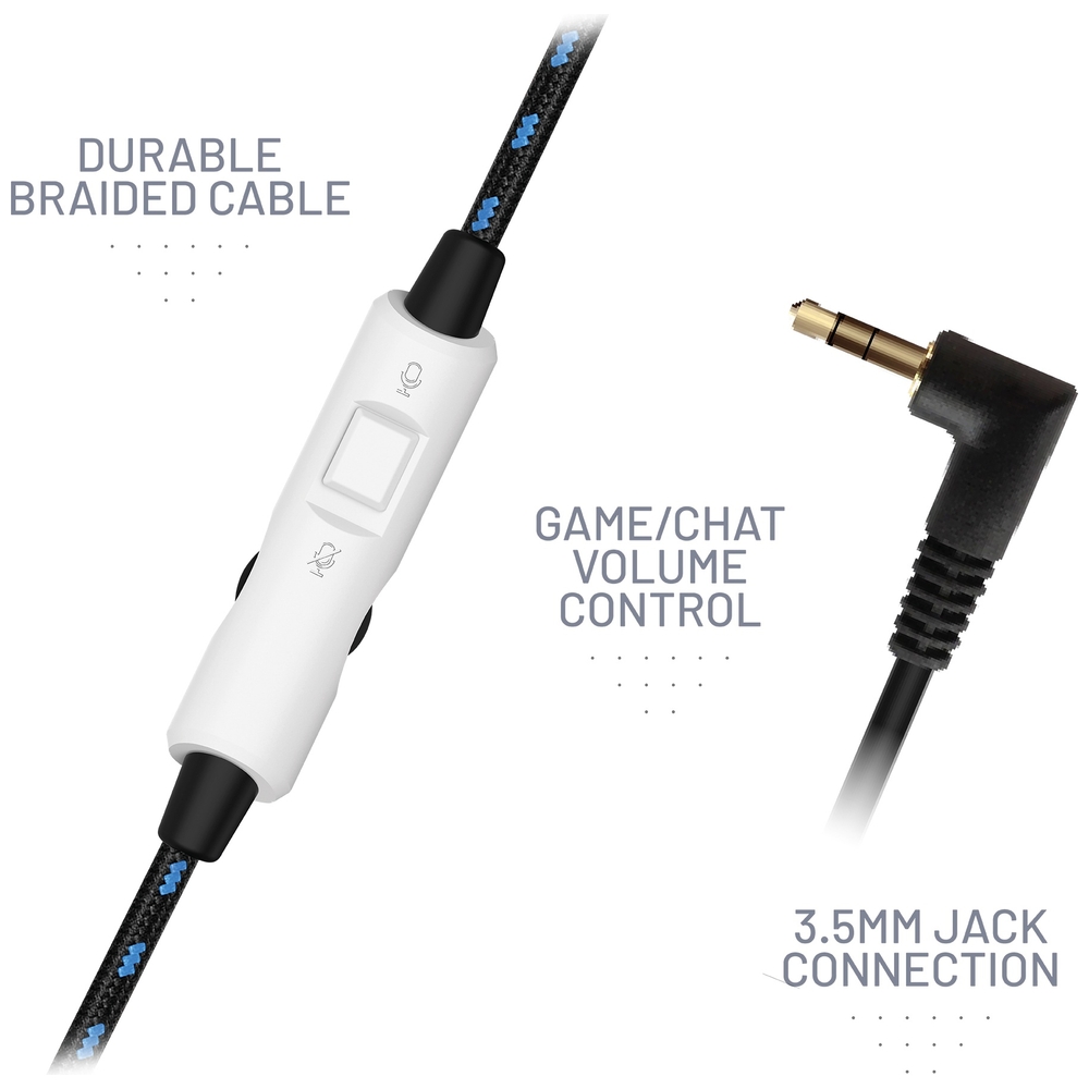 Stealth C6-100 Gaming-Headset für Xbox, PS4/PS5, Switch, PC & Mobilgeräte – Weiß & Blau