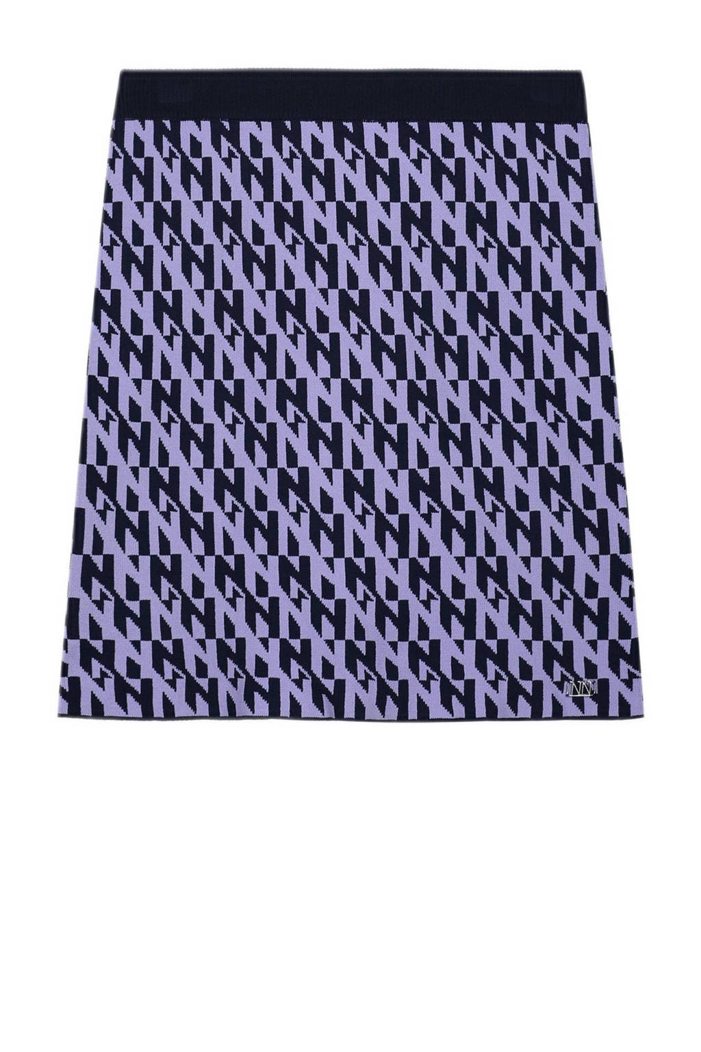 NIK&NIK rok Twiggy met all over print paars/lila