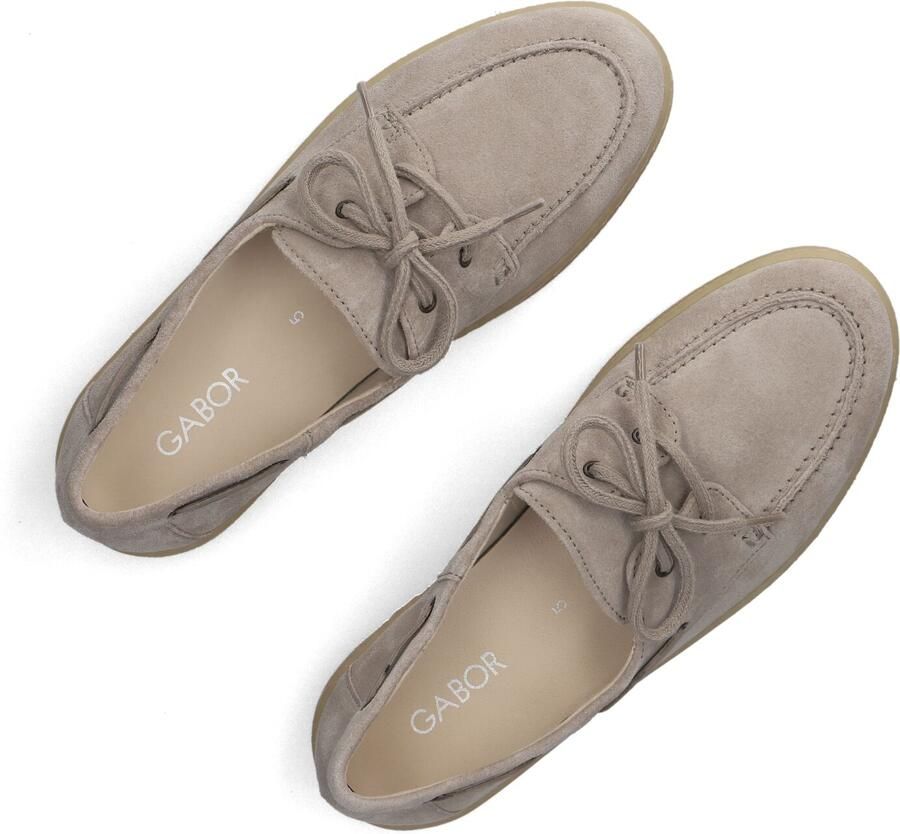 Gabor 83.342.12 Veterschoenen Beige Suede Dames Beige