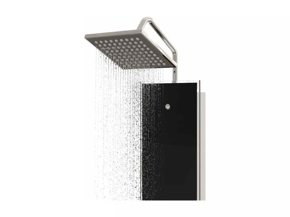 Panneau de douche pomme argenté 18 x 45.5 x 130 cm 02_0003433