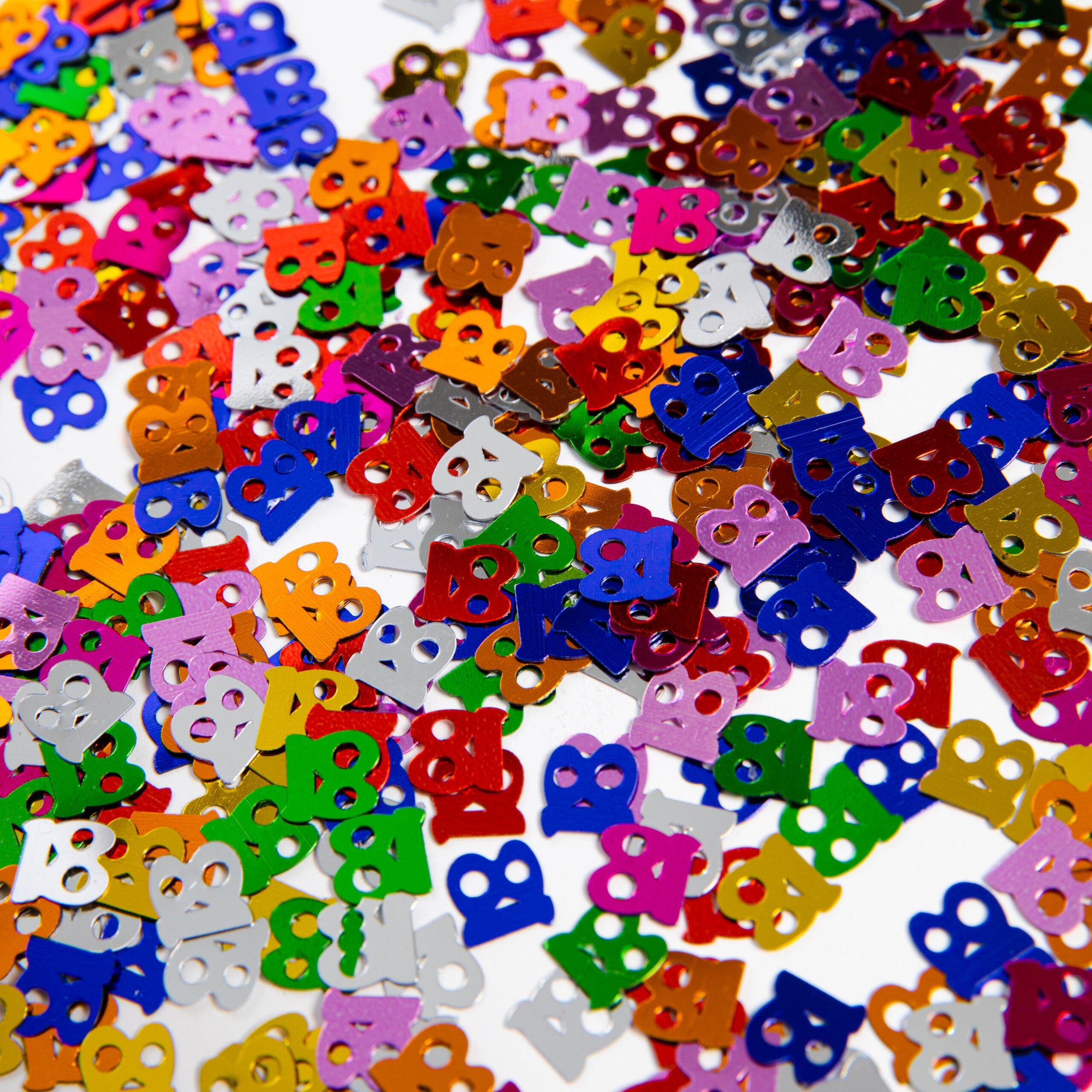 Tafelconfetti 18 Jaar Gekleurd