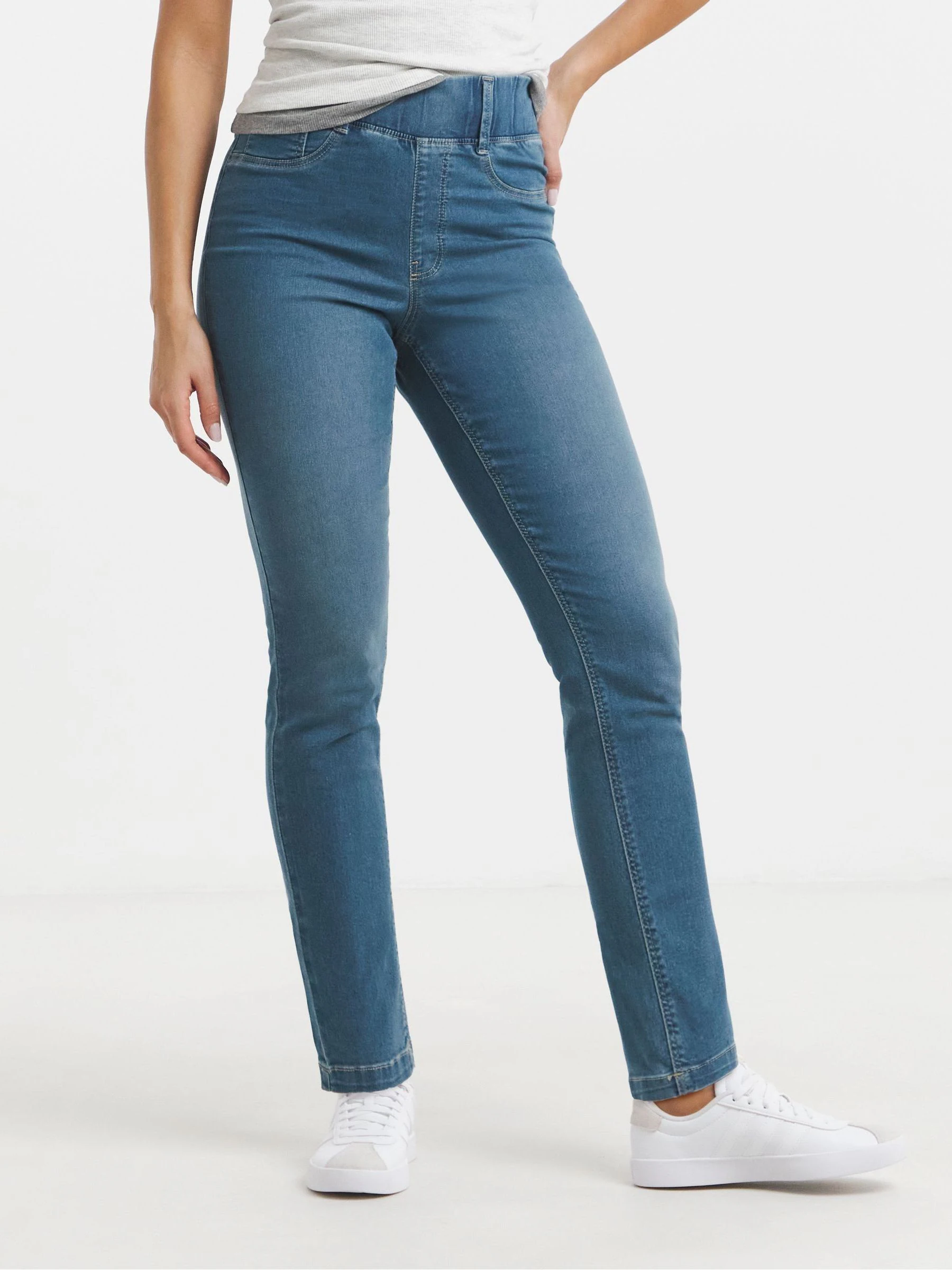 Blauw - Simply Be Slim Pull On Jeggings