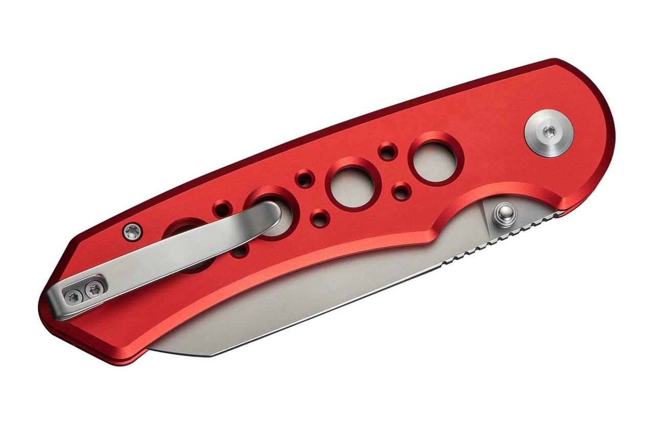 CIVIVI Pragma Prime C24067-2, Stonewashed 14C28N, Red Aluminum zakmes
