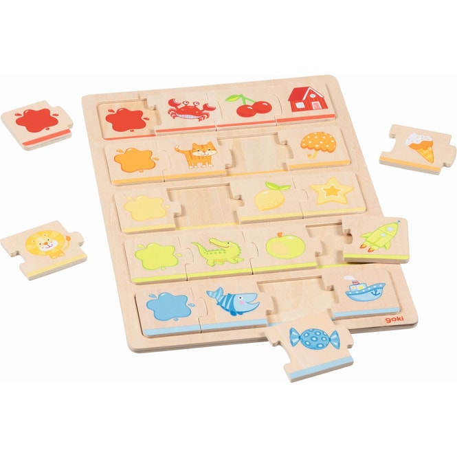 Goki - Mein erstes Farbenpuzzle - 20 Teile