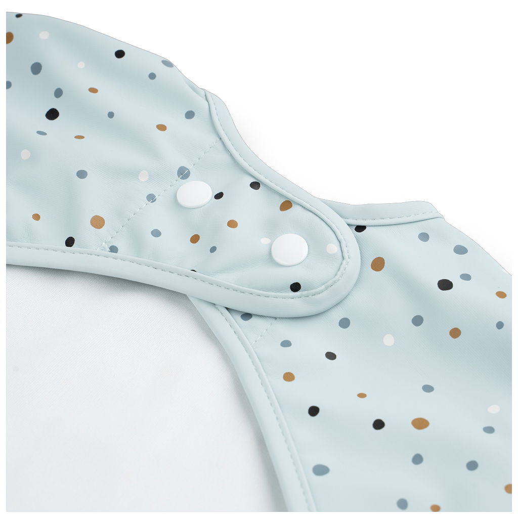 Done by DeerDone by Deer   Langarm Lätzchen mit Auffangschale light blue