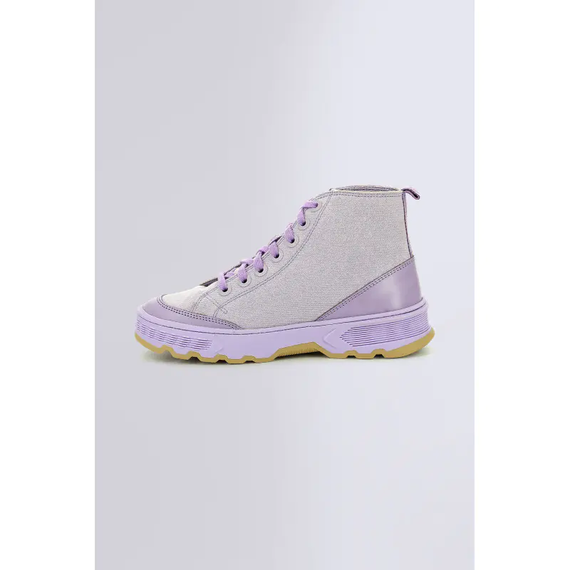 KICK WAY VIOLET SNEAKERS HAUTES Textile Femme