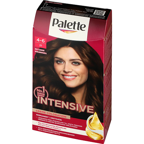 Permanent hårfarve 4-6 Mocca Brown m. olier