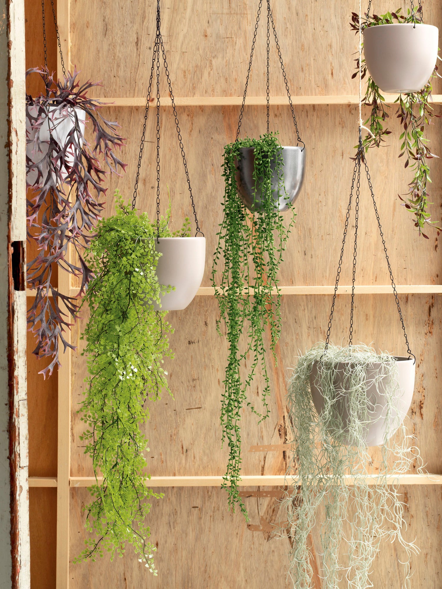 Mica Decorations kunsthangplant Cipres groen 95 x 20 x 10 cm