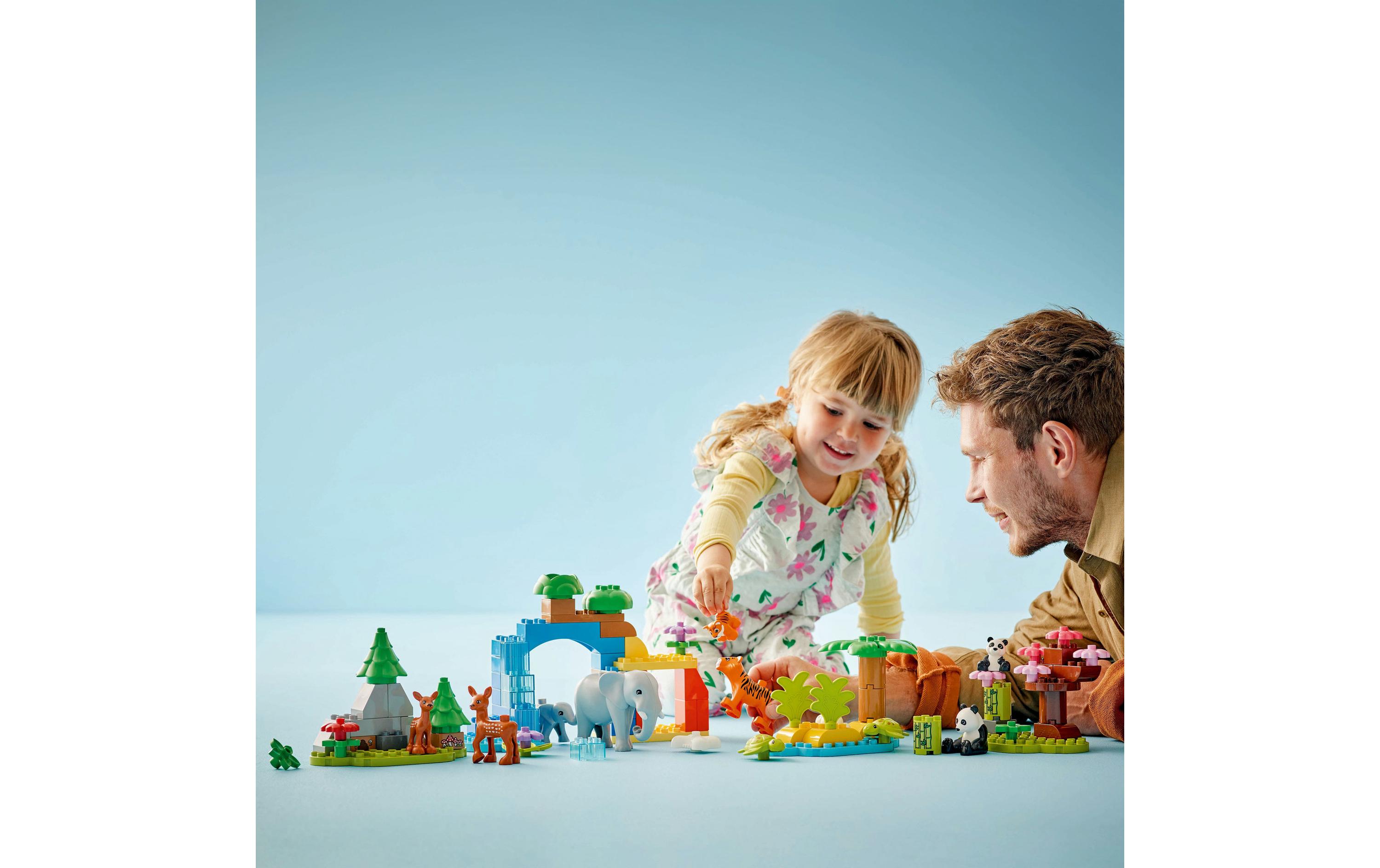 DUPLO® Wildtier-Familien 3-in-1-Set 10446Bauset mit Tierfiguren