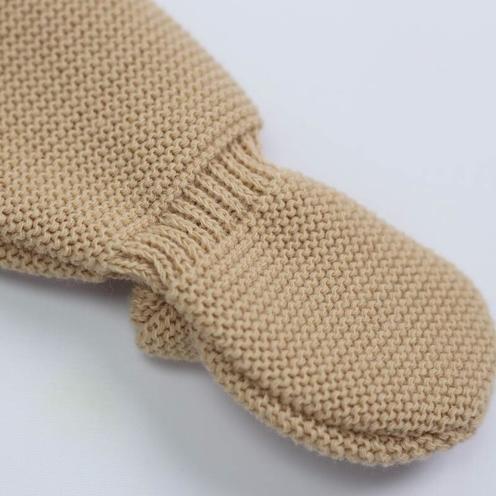 Pantalon maille 0-1 mois - Caramel - TROIS KILOS SEPT