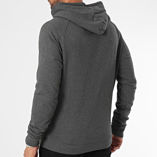 Sweat Zippé Capuche Authentic 50503065 Gris Anthracite Chiné