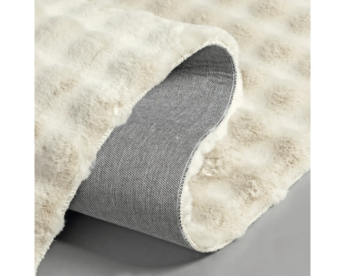 Romance Bubble vloerkleed, beige, 80x150 cm