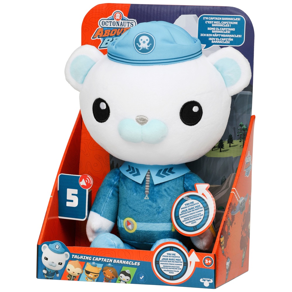 Octonauts Above & Beyond Soundeffekte Plüschtier Captain Barnacles
