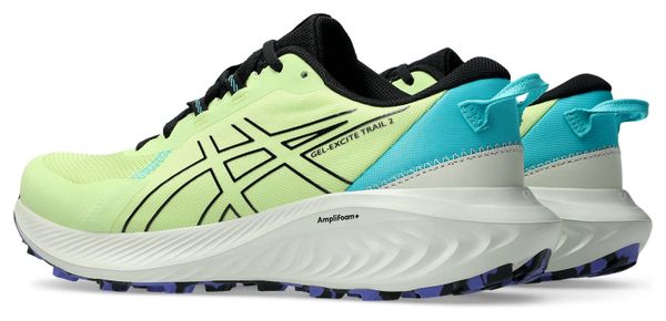 Chaussures Trail Asics Gel-Excite Trail 2 Vert/Noir Homme