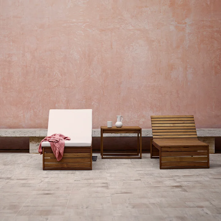Carl Hansen - BK16 Beistelltisch, 69 x 66 cm, Teak unbehandelt