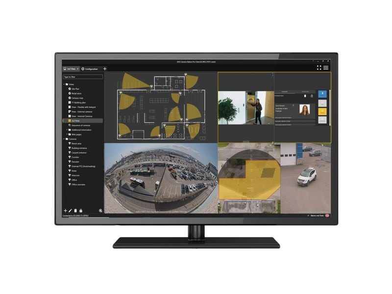 Axis Camera Station Pro Universal Device License 1 Jahr Leistungsstarkes und flexibles Video Management und Zutrittskontrolle
