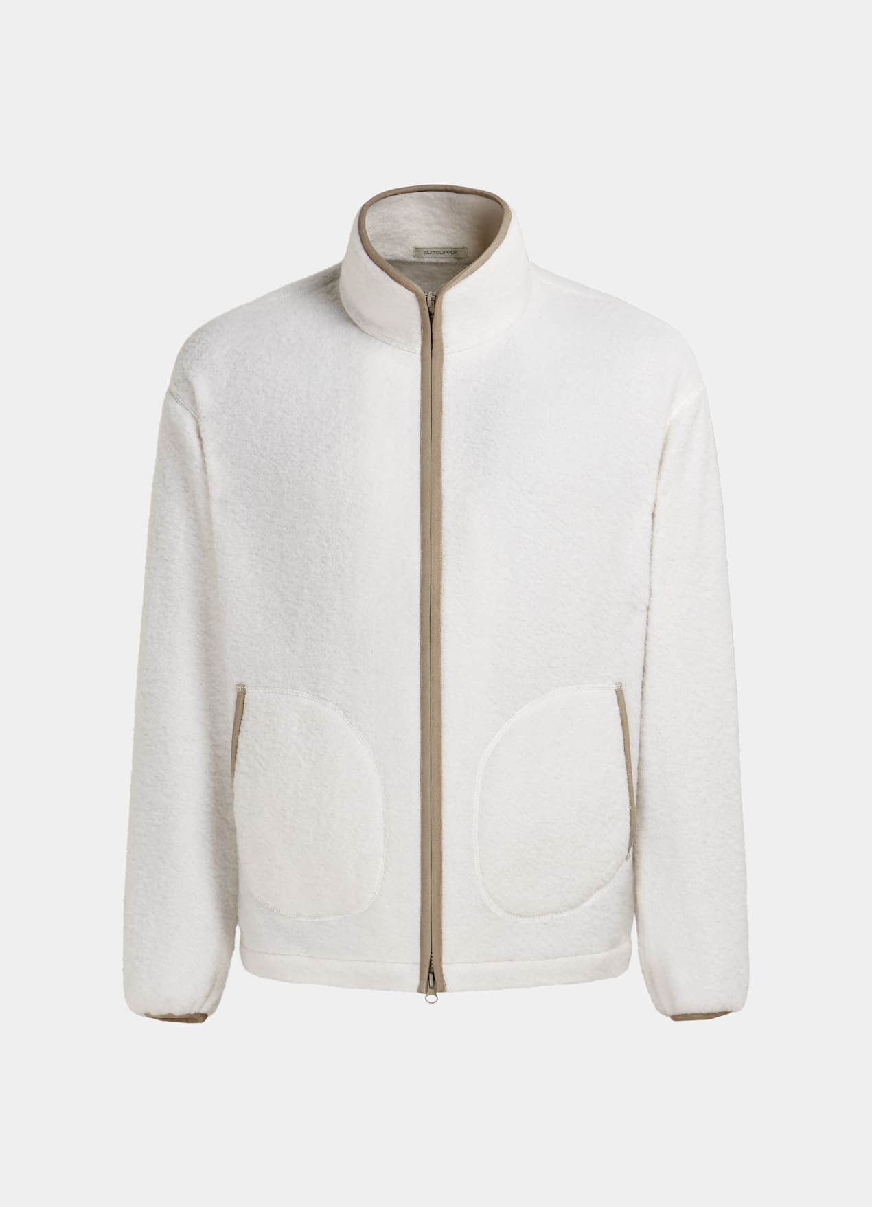 Veste de randonnée blanc cassé