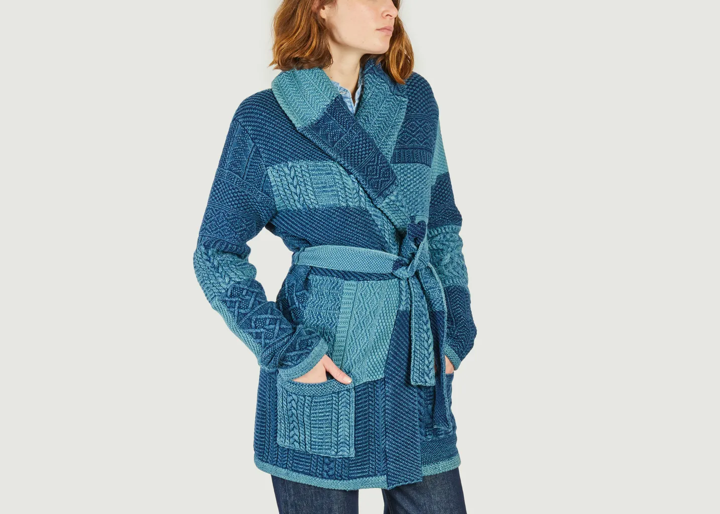 Cardigan Patchwork En Coton Polo Ralph Lauren