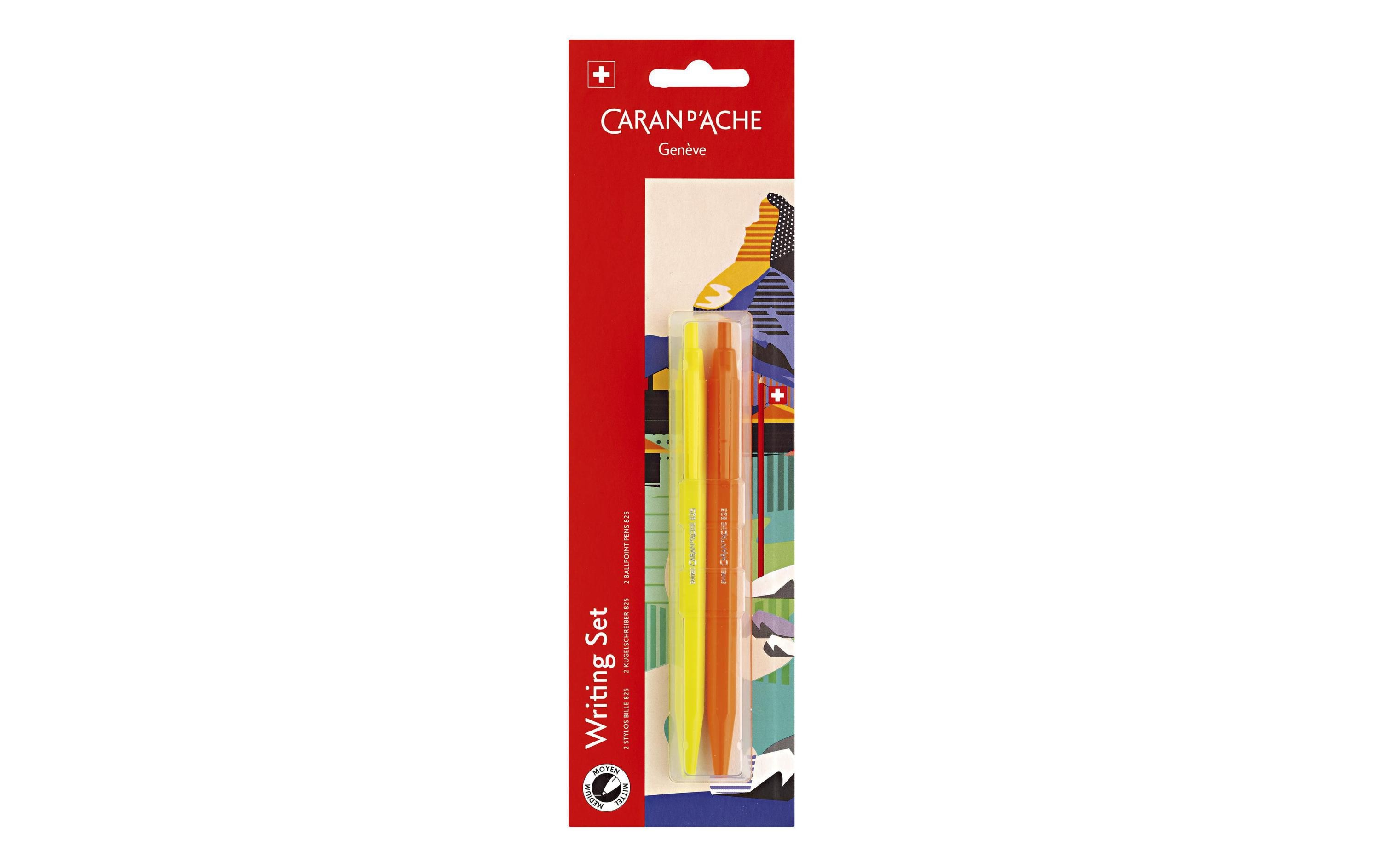 Kugelschreiber 825 Medium (M), Gelb/OrangeKuli für Schule oder Büro