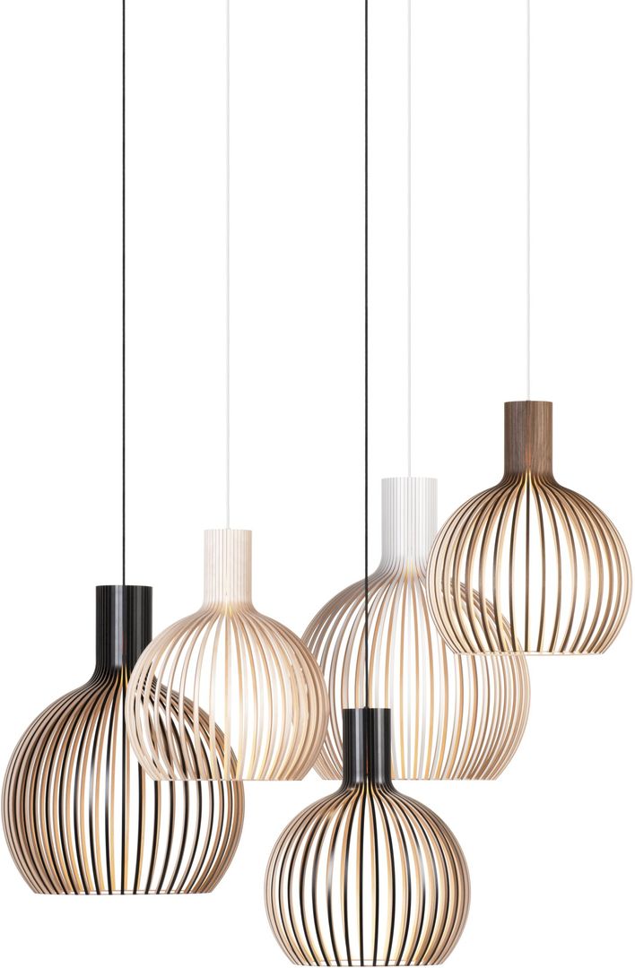 Secto Design Octo 4240 Hanglamp Walnoot